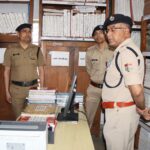 पुलिस अधीक्षक चमोली द्वारा किया गया पुलिस कार्यालय का वार्षिक निरीक्षण