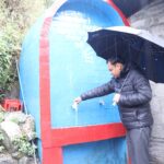 चारधाम यात्रा तैयारियों को लेकर जिलाधिकारी का स्थलीय निरीक्षण।